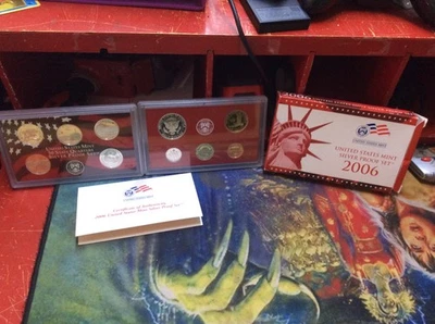 2006 US Mint Silver Proof 11 Coin Set Original Government Packaging OGP - Image 1 of 4