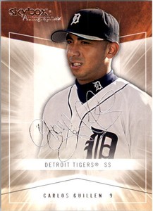 2005 SkyBox Autographics Baseball Card #22 Carlos Guillen