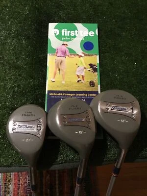 Triumph Ladies Ultress Driver 3-5 Woods Set Graphite - Image 1 of 4