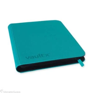 Vault X: Premium 9-Pocket Exo-Tec® Zip Binder - Ocean Blue :: A4/20 Pages Album