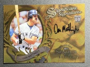 1997 Donruss Significant Signatures Autograph/Auto #14 Don Mattingly 348/2000 NM - Picture 1 of 2
