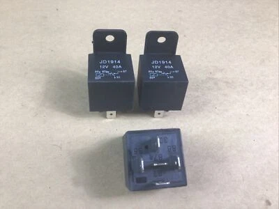 Relé 40A automotriz de 3 V de alta resistencia con lengüeta de montaje - JD1914-12 - SPDT - 5 pines Foto 1 de 4