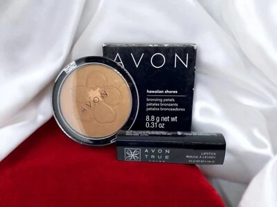 Avon Hawaiian Shores Bronzing Petals + Avon True Color Lipstick *LAVA LOVE* Set - Image 1 of 4