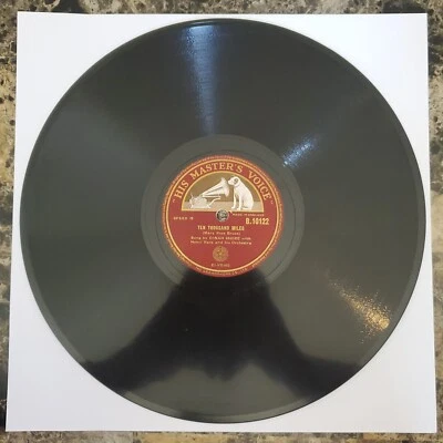 IMPORT Dinah Shore Ten Thousand Miles/How Many Times 10" RCA VICTOR B-10122 - Image 1 of 4