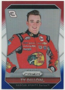 Ty Dillon 2016 PANINI PRIZM NASCAR RACING Red White Blue Prizm #33