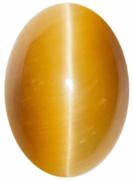 Natural Extra Fine Golden Honey Cat's Eye - Oval Cabochon - South Africa - AAA+  - Image 1 of 1
