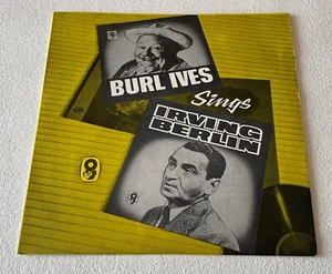 BURL IVES ~ BURL IVES SINGS IRVING BERLIN ~ 1966 UK 12-TRACK MONO VINYL LP - Picture 1 of 9