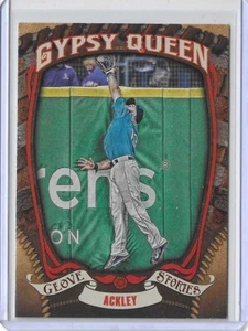 2015 Topps Gypsy Queen Baseball Dustin Ackley Glove Stories Card #GS6 Mariners - Picture 1 of 2