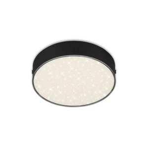 Plafón LED Redondo Cielo Estrellado 11W Negro Metal 15,7cm 4000K Briloner - Imagen 1 de 5