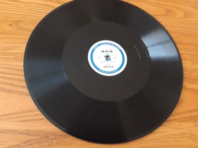 BACH / Marcelle MEYER piano  FRENCH 78rpm DISCOPHILES FRANCAIS DF 83  VERY NICE - Image 1 of 2