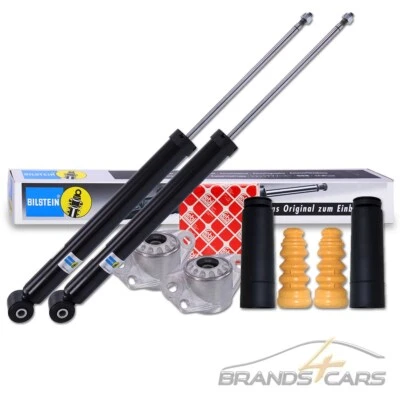 BILSTEIN 2x STOßDÄMPFER+FEBI DOMLAGER+PROTECTION-KIT HINTEN FÜR VW POLO 9N 01-09 - Bild 1 von 4