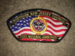 Boy Scout Northern New Jersey Flag BSA Council 2001 JSP National Jamboree Patch - Picture 1 of 1