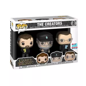 Game of Thrones - The Creators Pop! NYCC 2018 Vinyl Figure 3-Pack - Bild 1 von 2