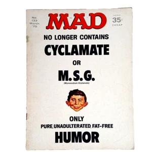Mad Magazine 133 Mar 1970 True Grit Dreams Celebrities Spy vs Cover Fold In VTG - Picture 1 of 11