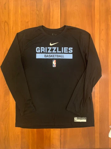 Memphis Grizzlies Nike NBA Authentics Nike Tee Long Sleeve Shirt Men's Cover