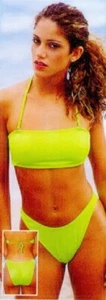 Jelly Swimwear - Royal Bandau Bikini Top Small - Picture 1 of 2