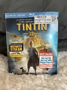 The Adventures of Tintin (Blu-ray 3D, 2011) Steven Spielberg Epic - Foto 1 di 4