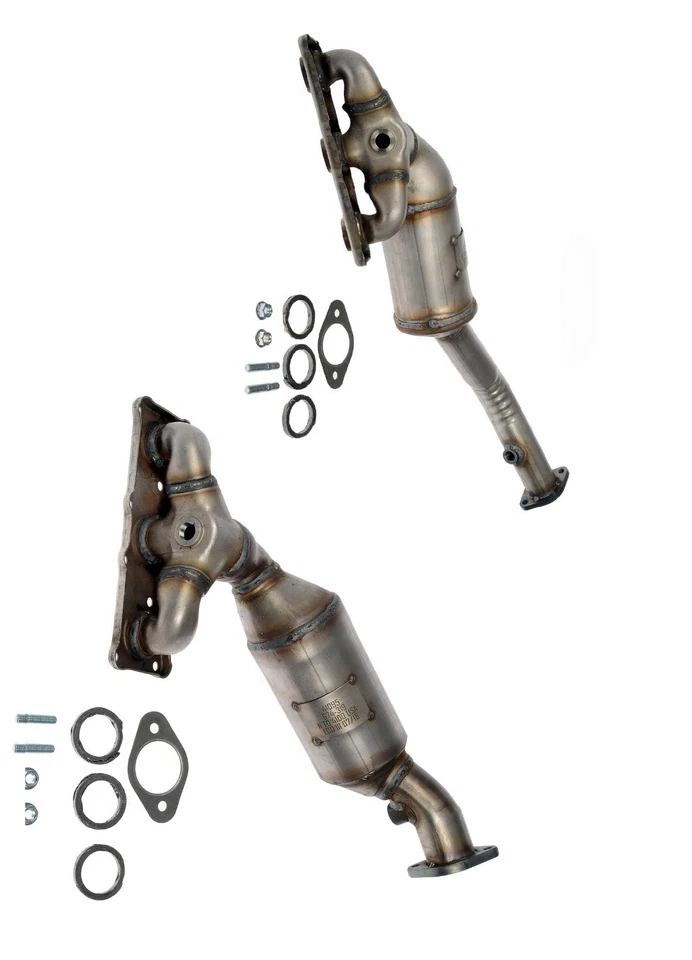FITS: 2009-2012 BMW 328I xDrive 3.0L Pair Of Both Manifold Catalytic Converters - Image 1 of 1