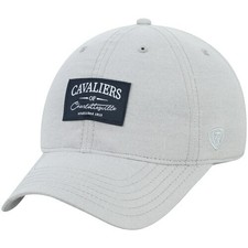 Virginia Cavaliers Top of the World Chambray Ante Adjustable Hat - Gray