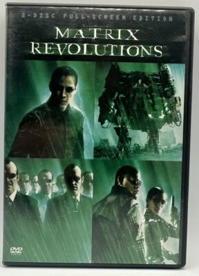 Matrix Revolutions DVD 2 Disc Full-Screen Edition Keanu Reeves Hugo Waving 2004 - Image 1 of 3