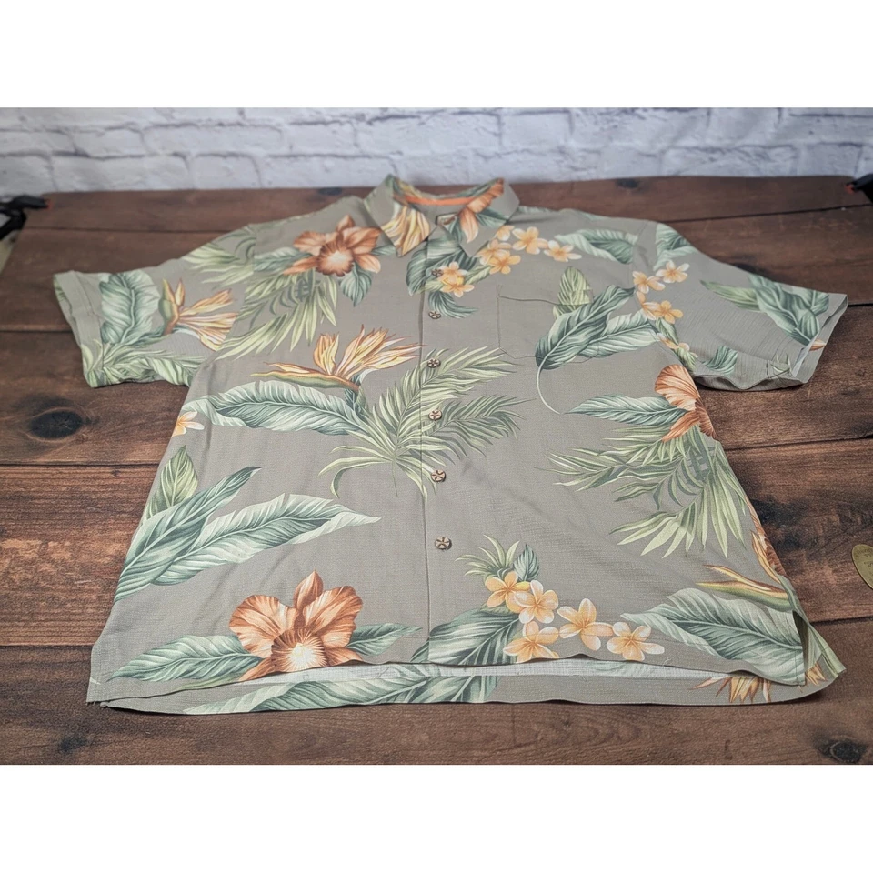 Jamaica Jaxx Floral Hawaiian Shirt Tropical Island Style Button Up XXL - Image 1 of 4
