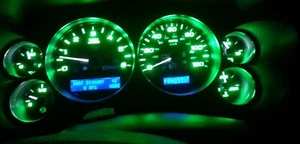 Speedo Light Upgrade Kit to Green LEDs 2008 09 10 11 12 Silverado Tahoe Sierra - Picture 1 of 12