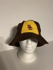 SAN DIEGO Padres Throwback Thursdays MLB Baseball Bucket Hat Coca Cola RARE