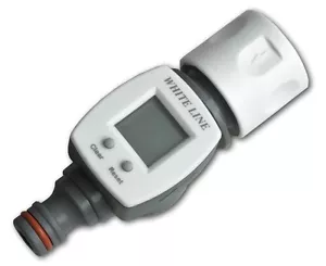 Wasserzähler LCD Gartenarbeit Wasserverbrauch Wasseruhr für Schnellkupplung 1/2" - Bild 1 von 1