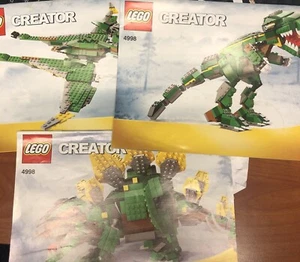 LEGO Creator 4998 Pterodactylus, T-Rex & Stegosaurus (nur Anleitung) - Bild 1 von 1