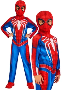 Spider-Man Gamerverse Child Costume Superhero Marvel Fancy Dress Outfit Kids - Picture 1 of 3