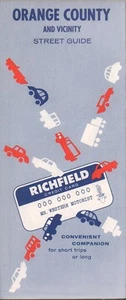1962 Richfield Road Map: Orange County and Vicinity NOS - Picture 1 of 1
