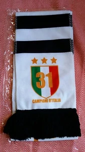 NEW CAMPIONE D'ITALIA 31 SCARF JUVENTUS FC ITALIAN SOCCER FOOTBALL - Picture 1 of 3