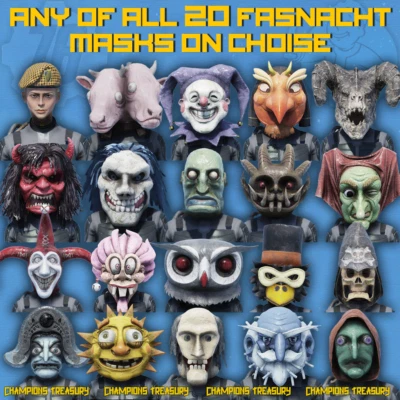 FALLOUT 76 PC ANY OF ALL 20 FASNACHT MASKS OF YOUR CHOISE $ - Image 1 of 4