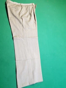 Tai Pan Row Mens Tailored Linen Dress Pants Size S W80cm L97cm R33cm Pockets Zip - Picture 1 of 5