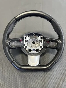 Sportlenkrad Lederlenkrad MINI COOPER R56 NEU LEDERBEZUG Neu Beziehen Abgeflacht - Bild 1 von 6