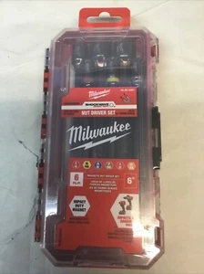 Milwaukee 49-66-4567 Shockwave Avvitatore dado 6 pezzi NUOVO -SIGILLATO - Foto 1 di 6