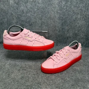Adidas Entrenadores Mujer Talla UK 5.5 Elegante Diva BD7475 Cuero Rosa Con Cordones Informales - Imagen 1 de 11