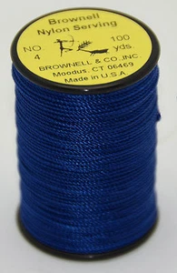 Brownell Blue NYLON Nock, PEEP & SILENCER TYING THREAD String Archery - Picture 1 of 1