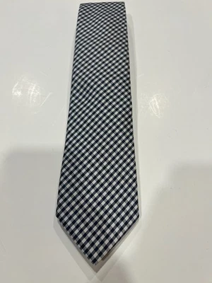 Mens Tie Black and White check - business casual - Image 1 of 3