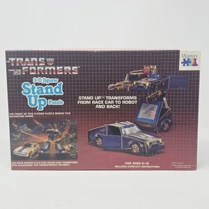 1984 Warren Bluestreak 3D Jigsaw Stand Up Puzzle Opened Complete Transformers - Picture 1 of 5