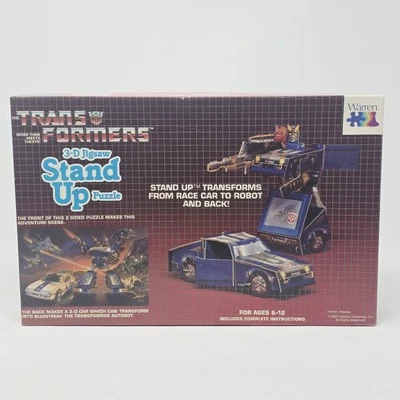 Rompecabezas Warren Bluestreak 1984 3D Stand Up Puzzle abierto Transformers completos Foto 1 de 4