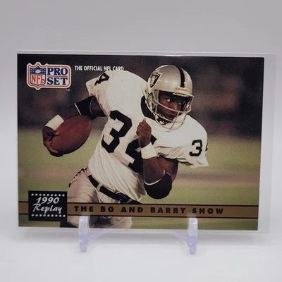 Juego profesional Bo & Barry Show 1991 - Bo Jackson & Barry Sanders #335 - Raiders & Lions Foto 1 de 2