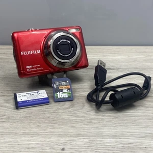Fujifilm FinePix JV500 14.0MP Digital Camera - Red - Picture 1 of 17