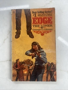 Edge #1 The Loner by George G. Gilman 1981 Vintage Western Paperback - Bild 1 von 13