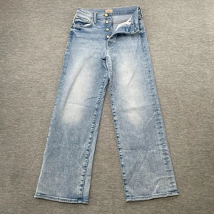 Mother Jeans Damen 26 blau helle Waschung The Rambler Ankle Wide Straight Denim - Bild 1 von 19