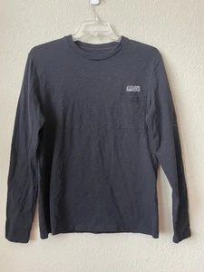 All Saints Luxury Streetwear Men’s Size Medium Long Sleeve Pocket Front Black - Picture 1 of 6