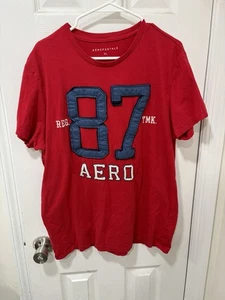 Aeropostale - Men’s - Tee Shirt - XL - Red  - Picture 1 of 3