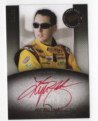Kyle Busch 2012 Press Pass Redline Signatures NASCAR Autograph Card Auto /23 - Image 1 of 2