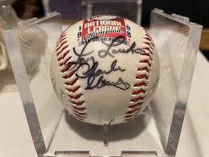 Larry Lucchino Signed 1998 San Diego Padres NL Champs Baseball - Picture 1 of 6