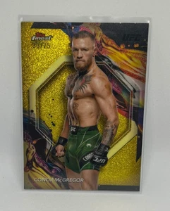 UFC Topps Finest 2024 Conor McGregor /75 Yellow Shimmer Refractor - Bild 1 von 1